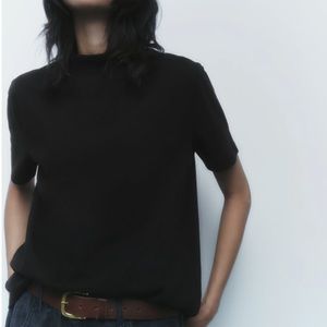 Zara Classic Black Tee
